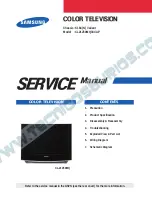 Samsung CL21Z50MQ3XXAP Service Manual предпросмотр