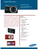 Samsung CL80 Specifications preview