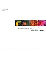 Preview for 1 page of Samsung CLP 300N - Network-ready Color Laser Printer Manual De Usuario