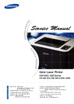 Preview for 1 page of Samsung CLP-320 Series Service Manual