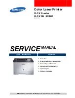 Preview for 1 page of Samsung CLP-415 series Service Manual