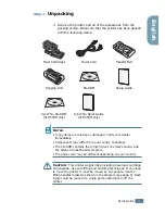 Preview for 3 page of Samsung CLP 500 Setup Manual