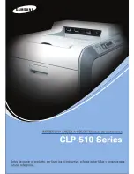 Предварительный просмотр 1 страницы Samsung CLP 510N - Color Laser Printer Manual Del Usuario