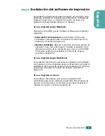 Preview for 21 page of Samsung CLP 510N - Color Laser Printer (Spanish) Manual Del Usuario