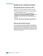 Preview for 129 page of Samsung CLP 510N - Color Laser Printer (Spanish) Manual Del Usuario