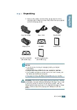 Предварительный просмотр 4 страницы Samsung CLP-550 Setup Manual