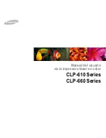 Preview for 1 page of Samsung CLP 610ND - Color Laser Printer Manual Del Usuario