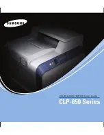 Preview for 1 page of Samsung CLP-650 Series User Manual