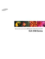 Preview for 1 page of Samsung CLX 3160FN - Color Laser - All-in-One Manual Del Usuario