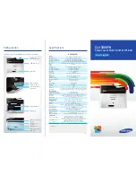 Preview for 1 page of Samsung CLX-3305FN Specifications