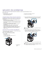 Preview for 75 page of Samsung CLX 6210FX - Color Laser - All-in-One Manual Del Usuario