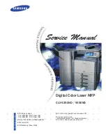 Samsung CLX-9250ND Service Manual предпросмотр