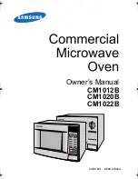 Preview for 1 page of Samsung CM1012B Owner'S Manual