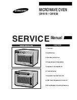 Preview for 1 page of Samsung CM1019 Service Manual