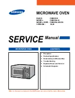 Samsung CM1039-K Service Manual preview