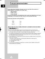 Preview for 4 page of Samsung CM1219 Owner'S Instructions Manual