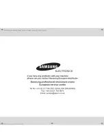 Preview for 120 page of Samsung CM1329A Owner'S Instructions Manual