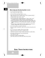 Preview for 4 page of Samsung CM1529A Owner'S Instructions Manual