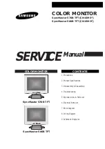 Preview for 1 page of Samsung CN15MO series Service Manual