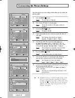 Предварительный просмотр 22 страницы Samsung COLOR TELEVISION Owner'S Instructions Manual