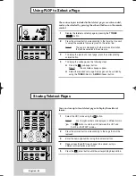 Предварительный просмотр 40 страницы Samsung COLOR TELEVISION Owner'S Instructions Manual