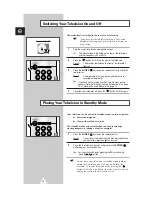 Предварительный просмотр 10 страницы Samsung Colour Television Owner'S Instructions Manual