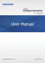 Предварительный просмотр 1 страницы Samsung Connect Home Pro ET-WV532 User Manual