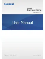 Samsung CONNECTHOME ET-WV522 User Manual preview