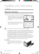 Preview for 12 page of Samsung CP1395ESTR User Manual