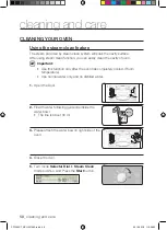 Preview for 58 page of Samsung CP1395ESTR User Manual