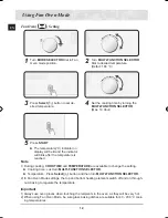 Предварительный просмотр 14 страницы Samsung CQ138 Operating Instructions And Cooking Manual