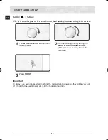 Предварительный просмотр 16 страницы Samsung CQ138 Operating Instructions And Cooking Manual