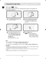 Предварительный просмотр 18 страницы Samsung CQ138 Operating Instructions And Cooking Manual