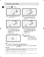 Предварительный просмотр 20 страницы Samsung CQ138 Operating Instructions And Cooking Manual