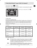 Предварительный просмотр 23 страницы Samsung CQ138 Operating Instructions And Cooking Manual