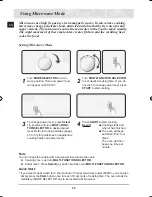 Предварительный просмотр 38 страницы Samsung CQ138 Operating Instructions And Cooking Manual