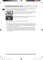 Preview for 8 page of Samsung CQ1570L Operating Instructions And Cooking Manual