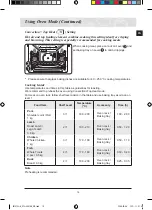 Preview for 17 page of Samsung CQ1570L Operating Instructions And Cooking Manual