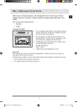 Preview for 33 page of Samsung CQ1570L Operating Instructions And Cooking Manual