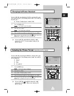 Preview for 17 page of Samsung CRT Direct View TV Owner'S Instructions Manual