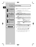 Preview for 18 page of Samsung CRT Direct View TV Owner'S Instructions Manual