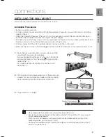 Предварительный просмотр 9 страницы Samsung Crystal Surround Air Track HW-F450 User Manual