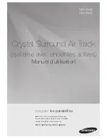 Предварительный просмотр 26 страницы Samsung Crystal Surround Air Track HW-F550 User Manual