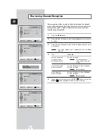 Preview for 18 page of Samsung CS-15K5ML Owner'S Instructions Manual