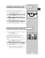 Preview for 9 page of Samsung CS-20Q1ML Owner'S Instructions Manual