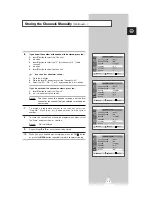 Preview for 15 page of Samsung CS-20Q1ML Owner'S Instructions Manual