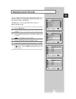 Preview for 17 page of Samsung CS-20Q1ML Owner'S Instructions Manual