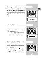 Preview for 27 page of Samsung CS-20Q1ML Owner'S Instructions Manual