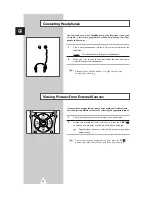 Preview for 38 page of Samsung CS-20Q1ML Owner'S Instructions Manual