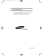 Preview for 47 page of Samsung CS-21A11MH Owner'S Instructions Manual